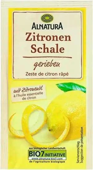 Alnatura BIO grated lemon peel