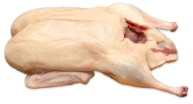 ready-to-grill whole bio duck