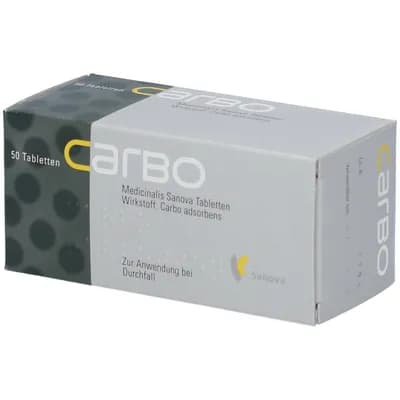 Carbo medicinalis "Sanova" - Tabletten