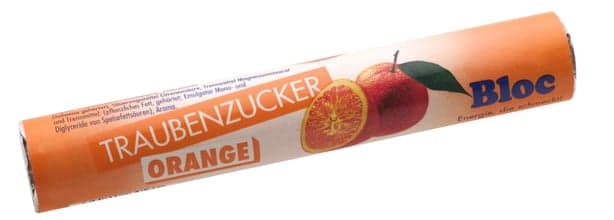 Bloc Traubenzucker Orange