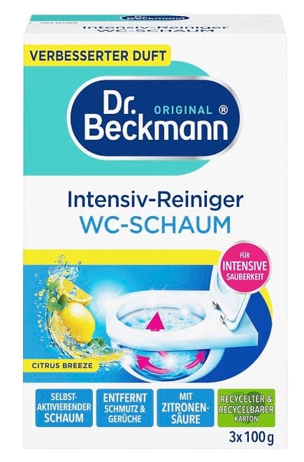 Dr. Beckmann Aktivkohle WC Schaum