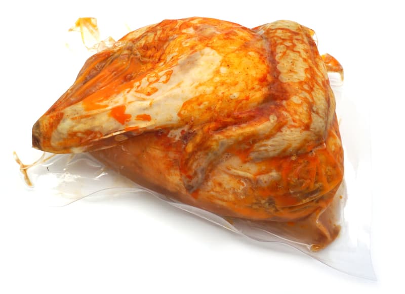 Wech Halbes Grill Hendl sous vide