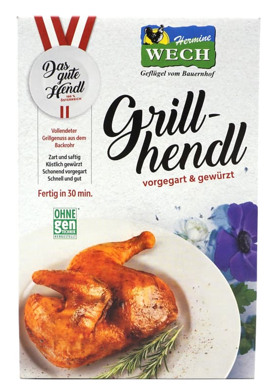 Wech Halbes Grill Hendl sous vide