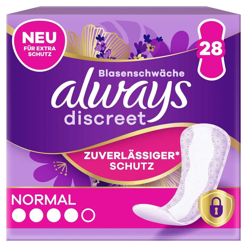 Always Discreet Blasenschwäche Slipeinlage Normal