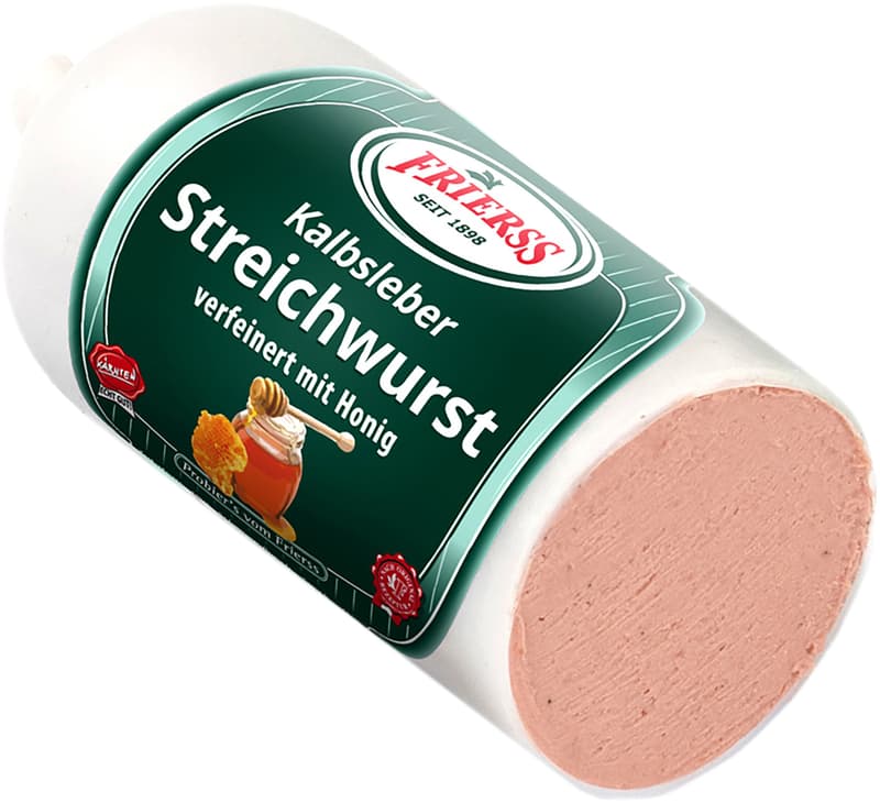 Frierss Kalbsleberstreichwurst mit Honig