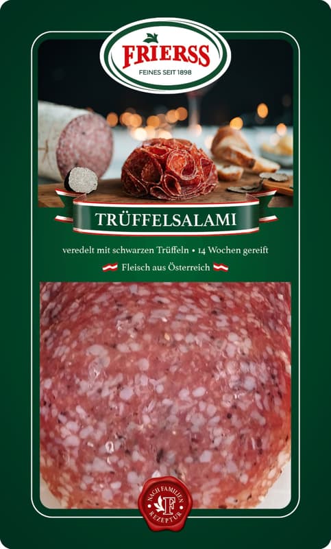 Frierss Trüffelsalami geschnitten
