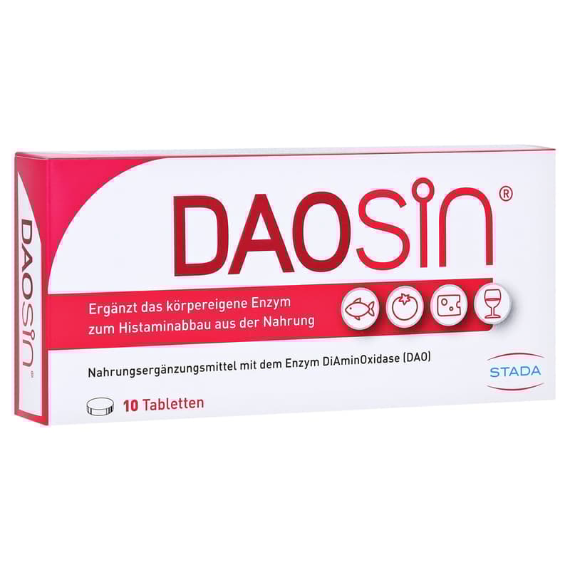 Daosin Tabletten Enzym DiaminOxydase 10 Stkück