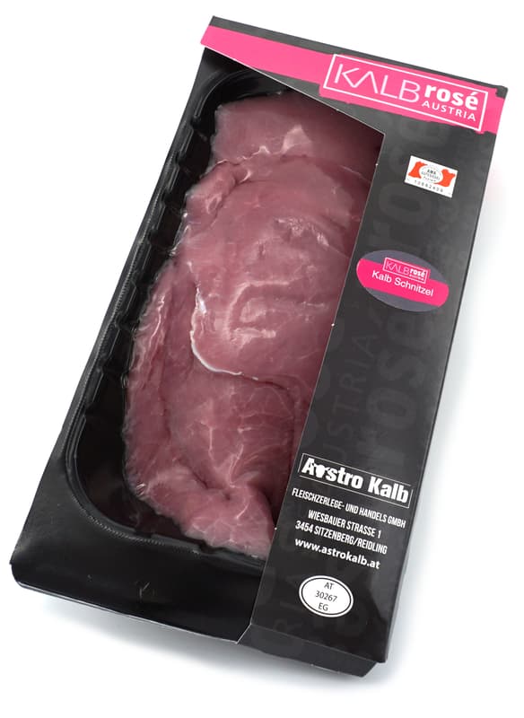 AMA Kalb Rosé Austria Schnitzel geschnitten