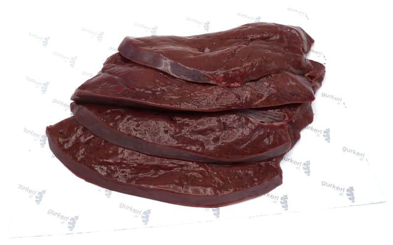 Sliced calf's liver (frozen)