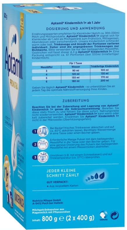 Aptamil Kindermilch 1+