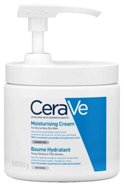 Cerave moisturising cream in pump dispenser 454 g