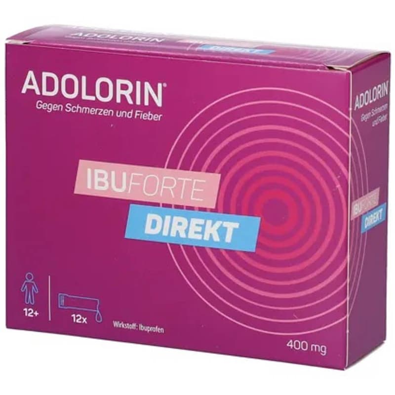 Adolorin Ibuforte Direkt Suspension 400 MG 12 Stück