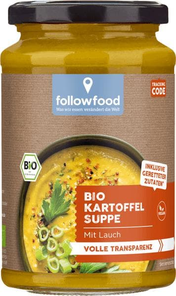 Followfood BIO Suppe Kartoffel mit Lauch
