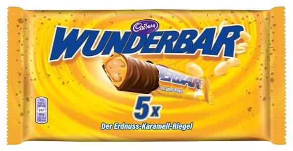 Cadbury Wunderbar Peanut 5er