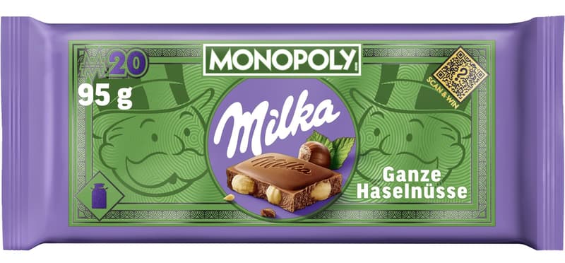 Milka Whole Hazelnuts