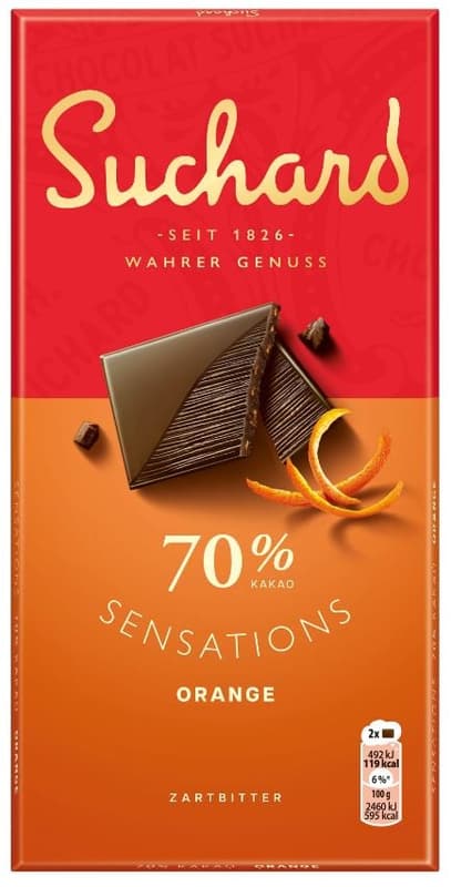 Suchard Sensations Orange Noir 70%