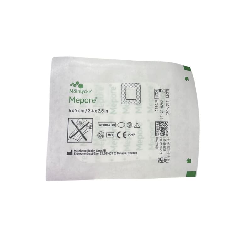 Mepore dressing sterile 6cm x 7cm