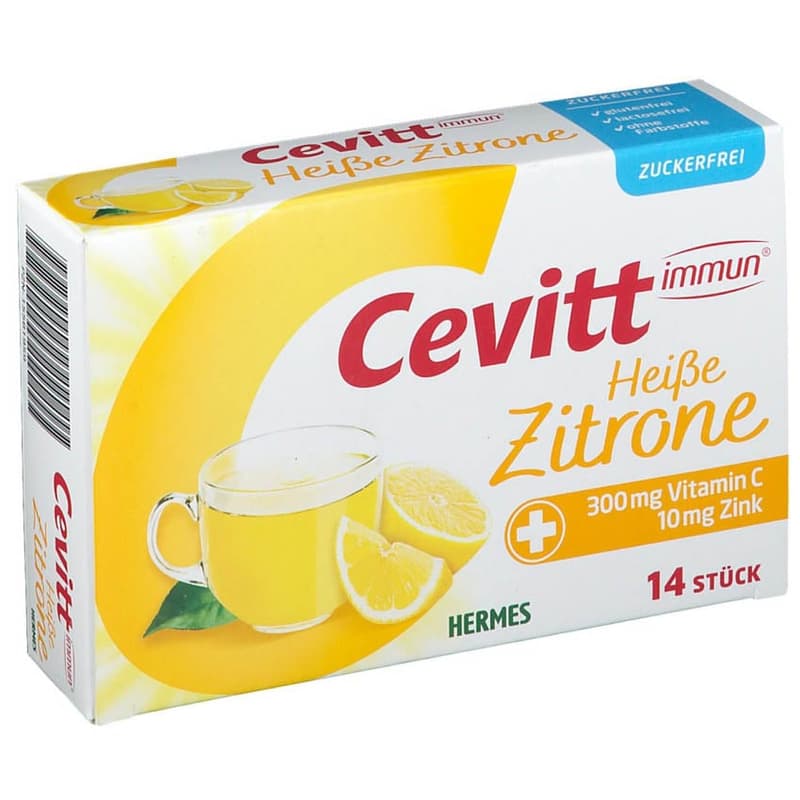 Cevitt Immune Hot Lemon sugar free sachet 14 ST