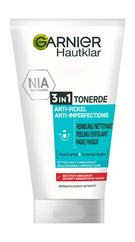 Garnier Hautklar 3in1 Tonerde Anti-Pickel