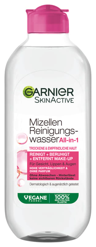 Garnier SkinActive Mizellen Reinigungswasser Rosenwasser