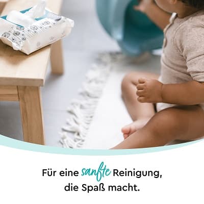 LILLYDOO Feuchte Toilettentücher, 60 Stück