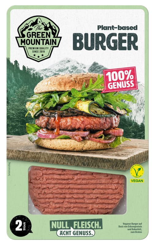 The Green Mountain Plant-based Burger