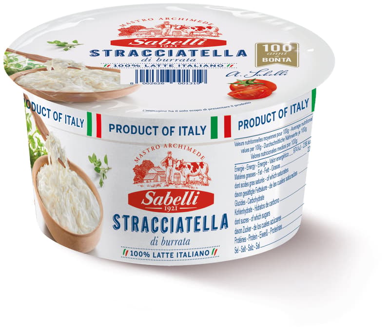 Sabelli Stracciatella (Mozzarella cream cheese)