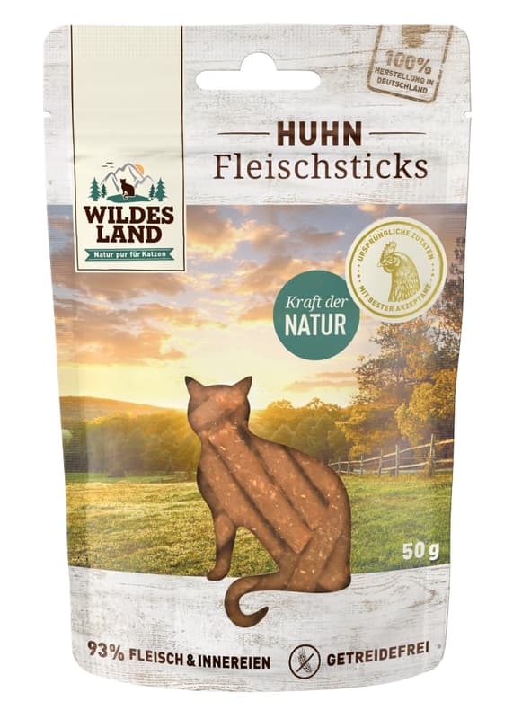 Wildes Land Huhn PUR Fleischsticks