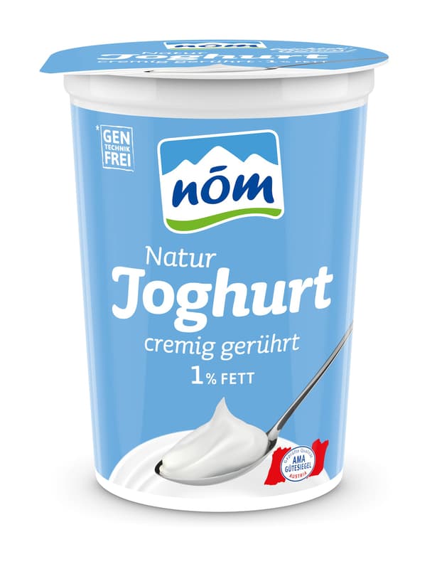 nöm yoghurt natural 1% creamy stirred XL