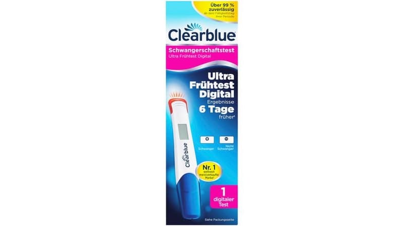 Clearblue Schwangerschaftstest Ultra Frühtest Digital