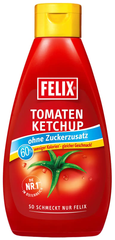 Felix ketchup with no added sugar