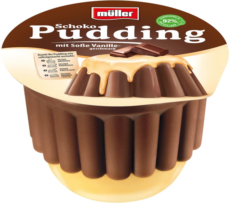 Müller Schokopudding + Vanillesoße