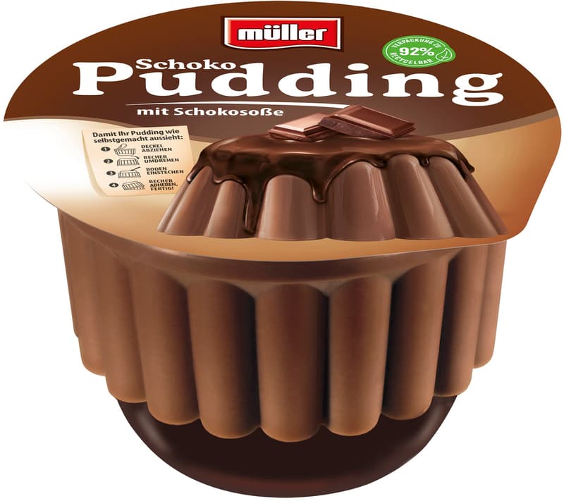 Müller Schokopudding + Schokosoße