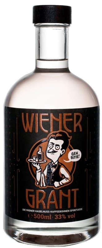 Wiener Grant Haselnuss-Kaffeebohnen Spirituose