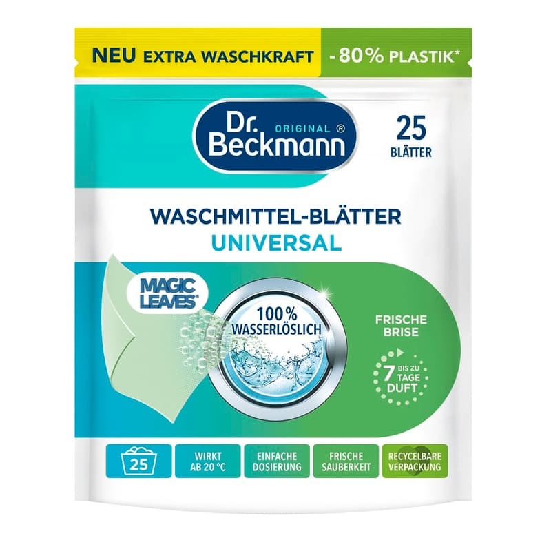 Dr. Beckmann Magic Leaves Waschmittel-Blätter Universal