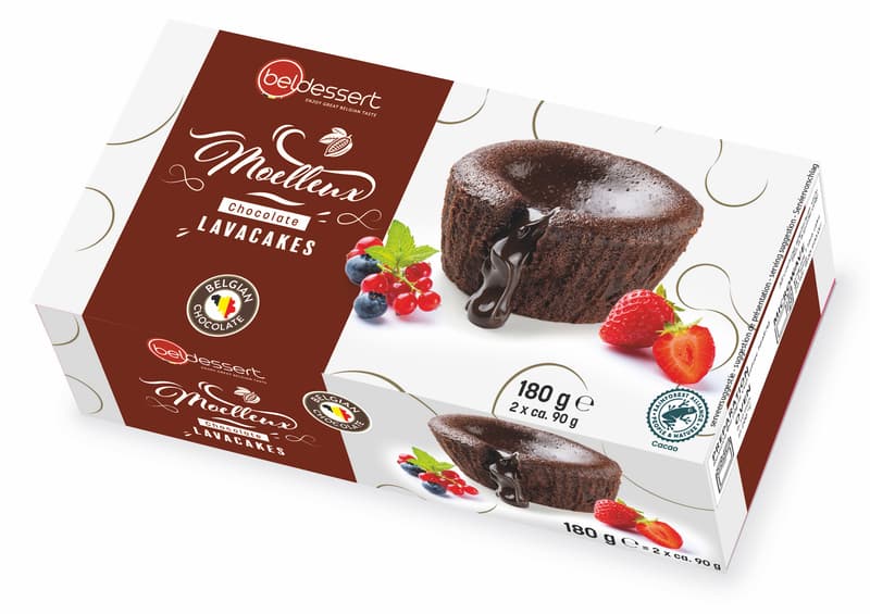 Bel Dessert Lavakuchen Schokolade 2x90g