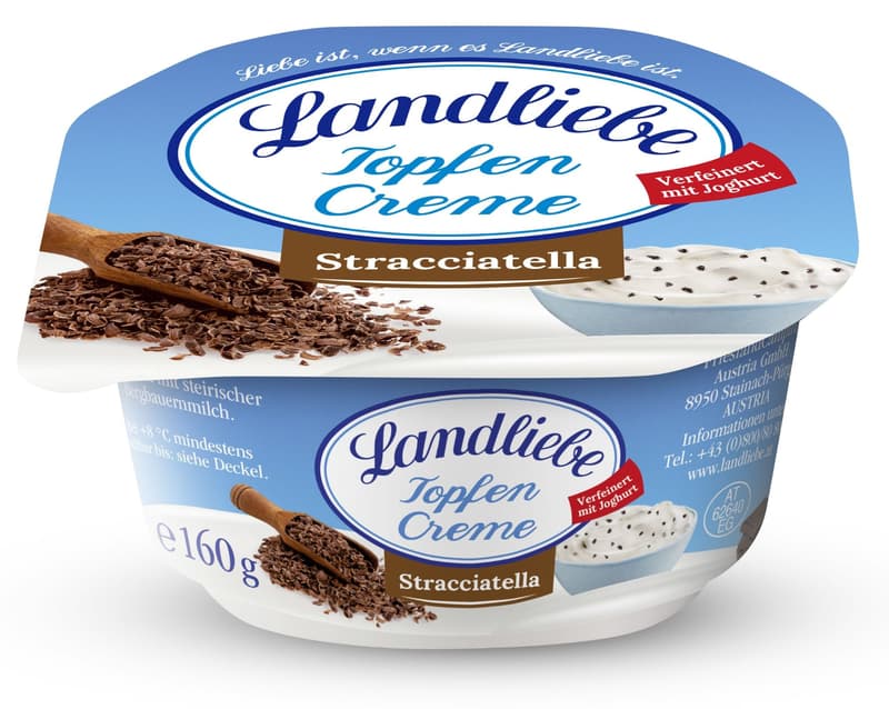 Landliebe Topfencreme Stracciatella