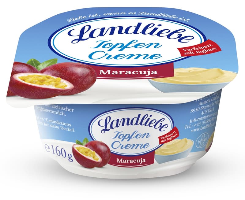 Landliebe Topfencreme Maracuja