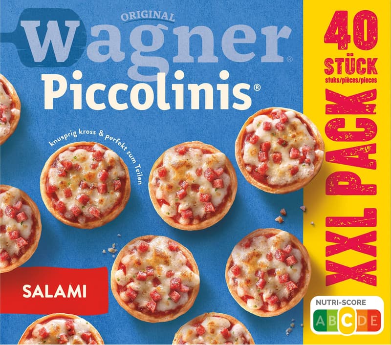 Wagner Piccolinis Salami Großpackung 40 Stück (tiefgekühlt)