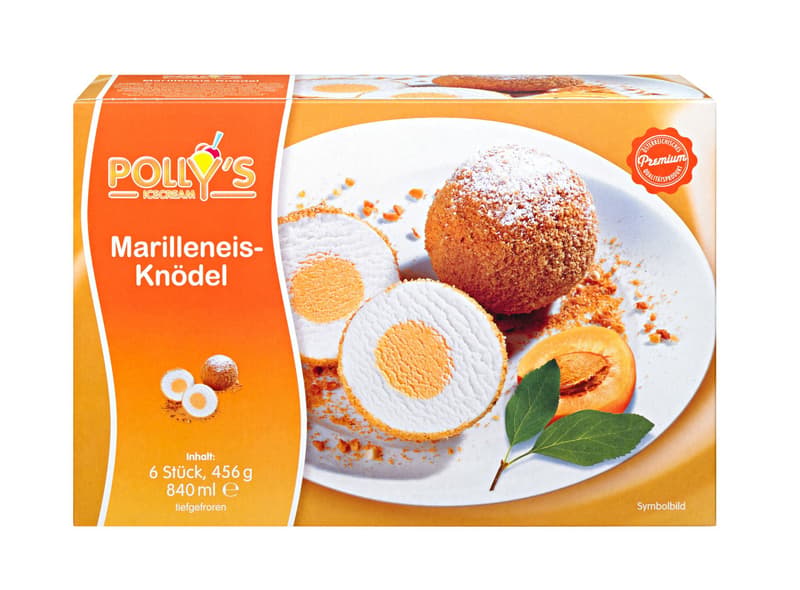 Polly's Apricot Ice Dumplings