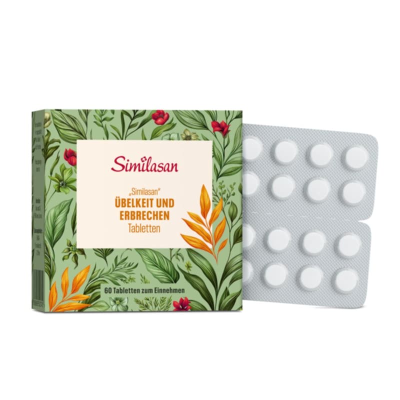 Similasan tablets for nausea and vomiting