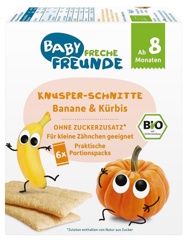 Freche Freunde BIO Crunchy Banana & Pumpkin Cookies
