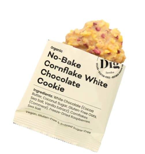 DIG BIO No-Bake Cornflake White Chocolate Cookie glutenfrei