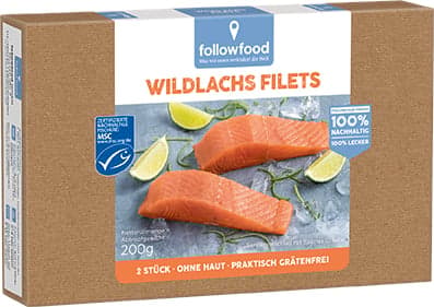 followfood MSC Wildlachs Filets (tiefgekühlt)