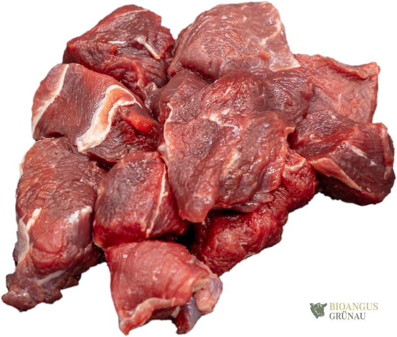 Grünauer BIO Angus goulash meat diced