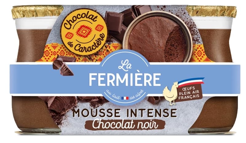 La Fermiere Zartbitter Schokoladenmousse 2x70g