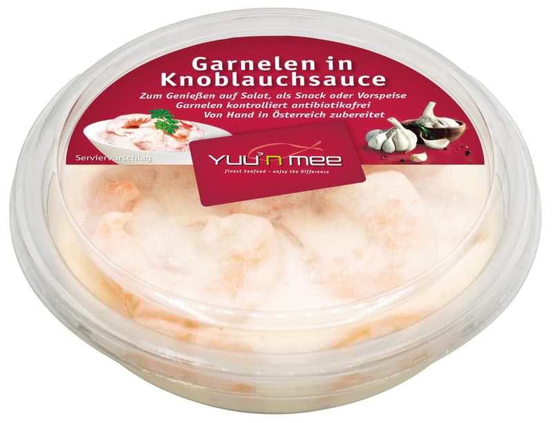 Yuu'n Mee Garnelen in Knoblauchsauce