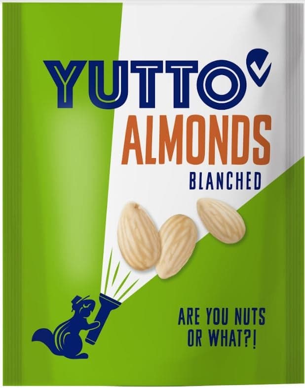 YUTTO Whole california almonds blanched 200g