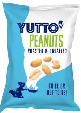 YUTTO Roasted unsalted peanuts 500g
