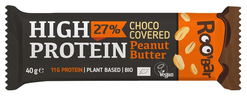 RooBar BIO Protein Bar with Peanuts vegan